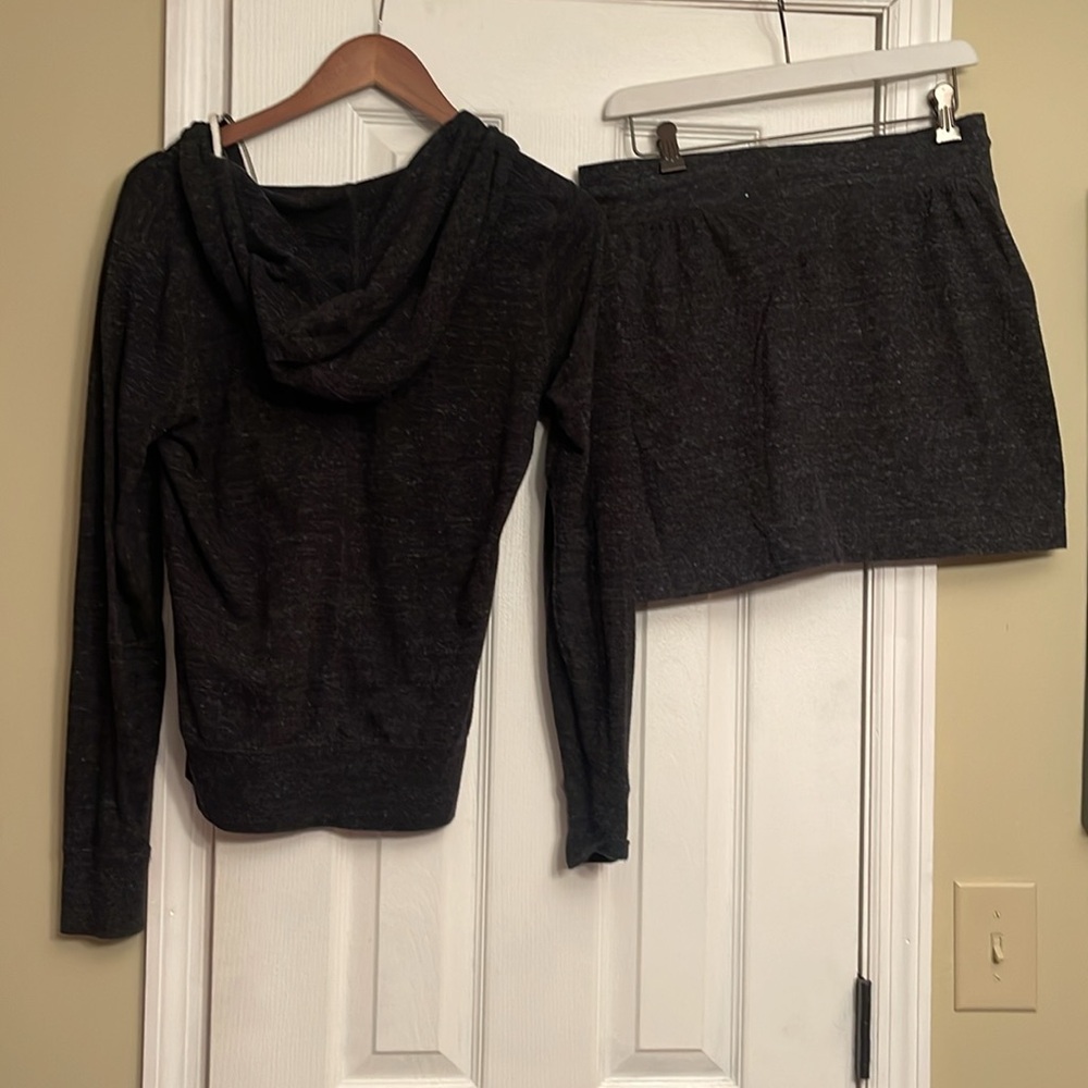 Authentic Nike Gray Jacket Coat Medium Skirt Set … - image 6